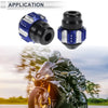 Make Model 0.59" Aluminum Alloy Plastic Motorcycle Slider Frame 2 x Blue