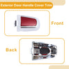 Chevrolet Malibu (2016-2018) Red ABS Door Handle Cover Trim