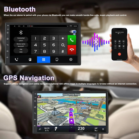 Toyota Prado Wireless CarPlay Android Auto Head Unit (1996-2002)