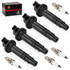 Yamaha YZF-R6 1999-2002 w / Spark Plug Ignition Coil 4 PCS