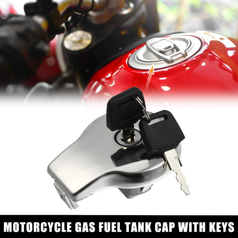 Yamaha SR125 Gas Tank Cover with Keys