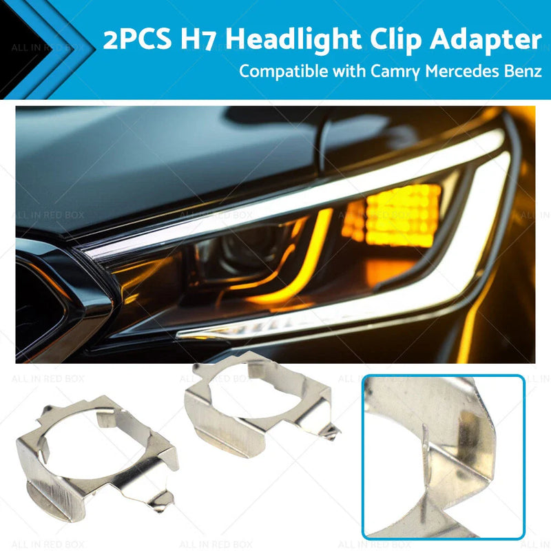 Toyota Camry LED Headlight H7 Clip Adapter Holder (2018-2023)