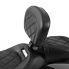 Harley Touring Street Electra Glide Black Driver Rider Backrest (09-23)