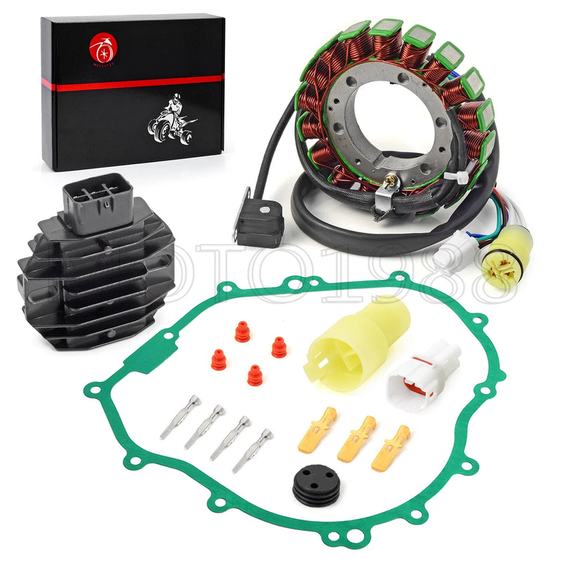 Yamaha Bruin 350 YFM350BA Stator/Reg Rectifier W/Gasket (2004–2006)