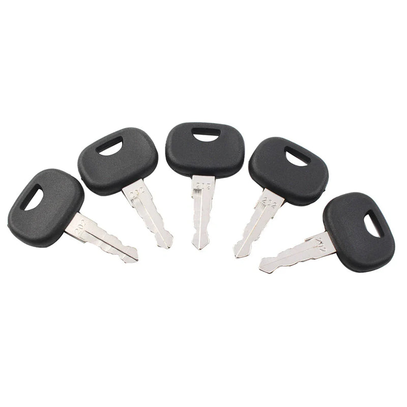 Volvo Wheel Loader & John Deere Heavy Equipment 5 x Ignition Keys