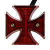 Custom Cruiser 1x Motorcycle Cross Red LED Brake Running Turn Signal Tail Light