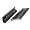 Harley Touring FLHT Black Front Fork Lower Leg Deflectors (2000-2013)