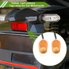 Car Motorcycle Waterproof Yellow 2 x License Plate Light Led Tag Lamp