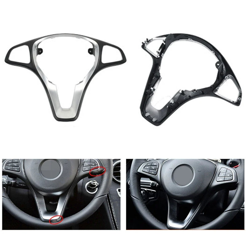 Mercedes W176 W246 W205 W117 W218 Steering Wheel Trim Cover (2010–2021)