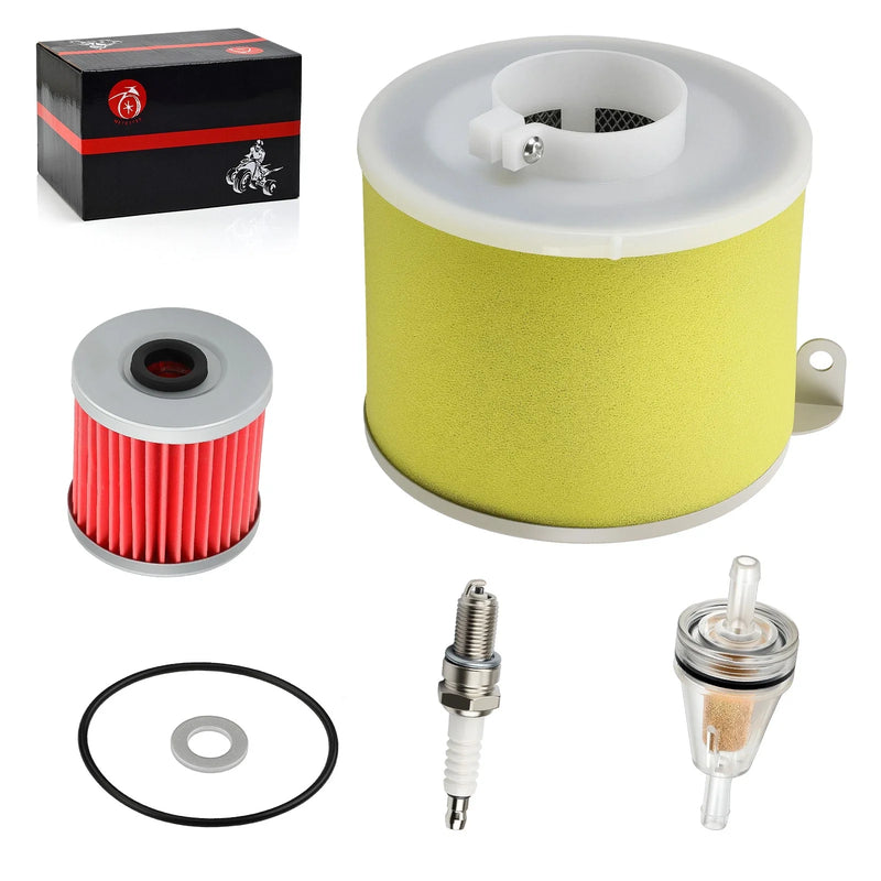 Kawasaki Bayou Air Filter Guide Kit w/ Oil & Fuel Filter (1998–2003)