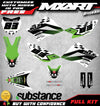 Kawasaki KLX 110 2010-2023 LOOP STYLE Decals Stickers Graphics Set