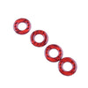 Dodge Charger Red Carbon Fiber Door Lock Pin Covers (2015-2023)