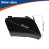 Mercedes-Benz CLA250 (2014-2019) Black Front Bumper Tow Hook Cover