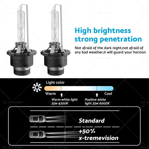 Lexus Honda Mazda Toyota 6000K D4S D4R Headlight Bulbs