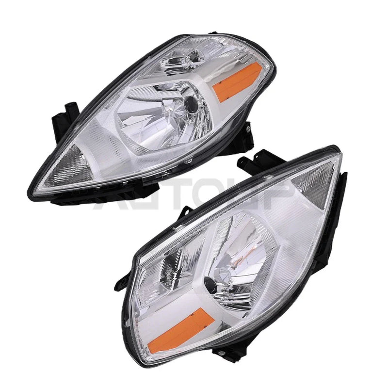 Nissan Versa 2 x Chrome Halogen Headlight (2007–2012)