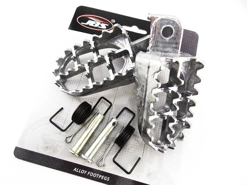 Yamaha TTR50 1996-2010 Silver Foot Pegs Set (Left & Right)