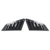 Audi A3 S3 2 x Carbon Look Rear Side Window Louvers (2021-2024)