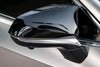 Lexus RX Glossy Black Ox Horn Rearview Mirror Side Lid Cover Trim (2016-2022)