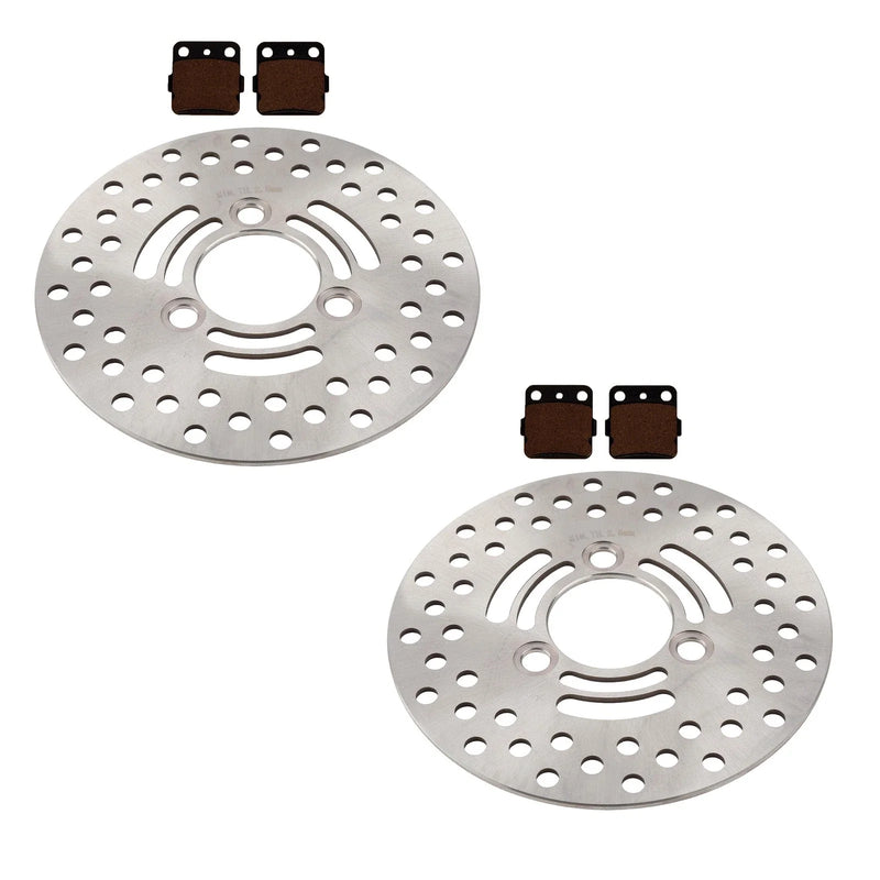 Kawasaki KFX400 2 x Front Rotors & Semi-Metallic Pads (2003–2006)