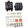 Universal Use 6-Way 24V Fuse Relay Box with 5-Pin 40A Relays & Fuses