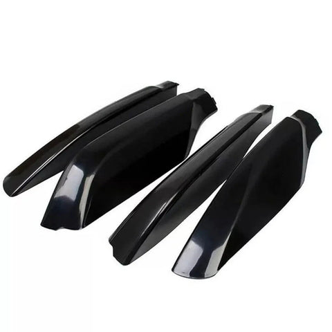 Toyota Prado 4 x Glossy Black Roof Rack Rail End Cover Caps (2009-2023)