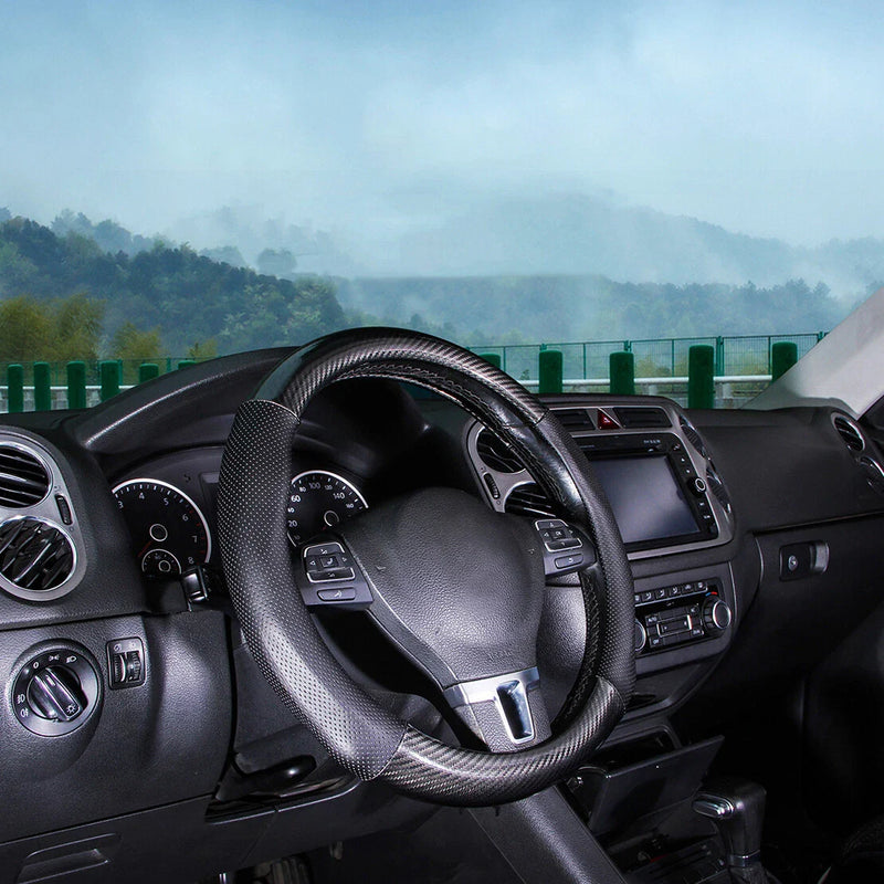Mercedes Carbon Fiber Style 38cm Steering Wheel Cover