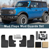Ford Bronco 2021-2025  Splash Guards No-Drill Mud Flaps