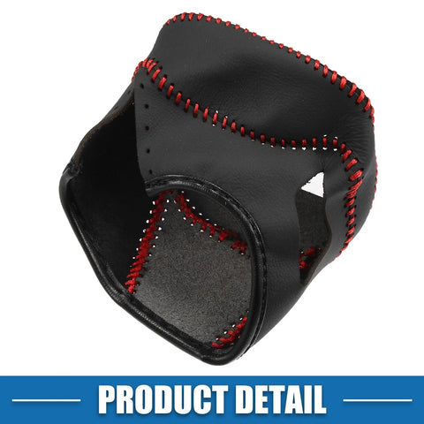 Nissan Rogue (2021-2023) PU Leather Black Red Gear Shifting Knob Cover
