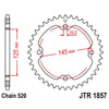 Yamaha Raptor 250, 350 & 700 Sprocket / 36T / Rear Steel