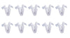 Toyota Hiace Commuter 10 x Side View Mirror Triangle Clips (2005-2018)