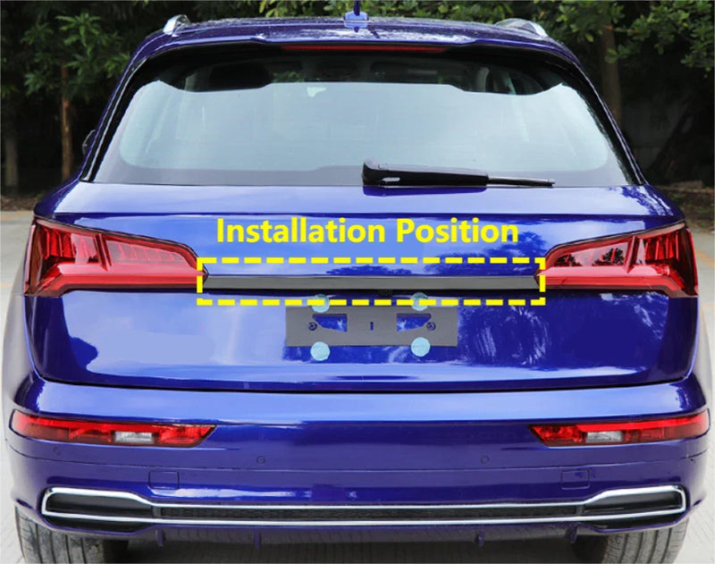 Audi Q5 Carbon Fiber Rear Trunk Lid Cover Trim (2018-2022)