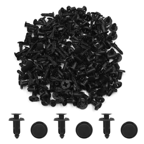 Toyota Prado Corolla RAV4 100 Pcs Black Car Bumper Rivets