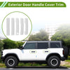 Ford Bronco White ABS Exterior Door Handle Cover Trim (2021-2025)
