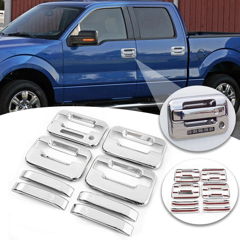 Ford F150 FX2 FX4 Chrome 4 Door Handle Covers Trim (2004-2014)