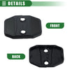 BMW 1 Series 2 Series ABS Black 4pcs Door Latch Lock Cover Protector