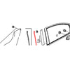 Honda City Sedan 2014-2020 Rear Door Center Weatherstrip Set