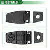 Jeep Wrangler Liftgate Glass Hinge Set (1987-2006)