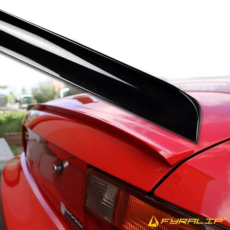 MB S W140 Black Boot Lip Spoiler (1991-1998)