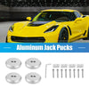 Chevrolet Corvette & Porsche Frame Rail Silver Tone 4pcs Jack Pad