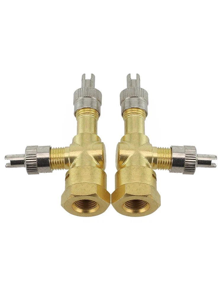 Motorcycles and Cars TPMS Valve Tee Adapter / Pack of 2 / Long lasting