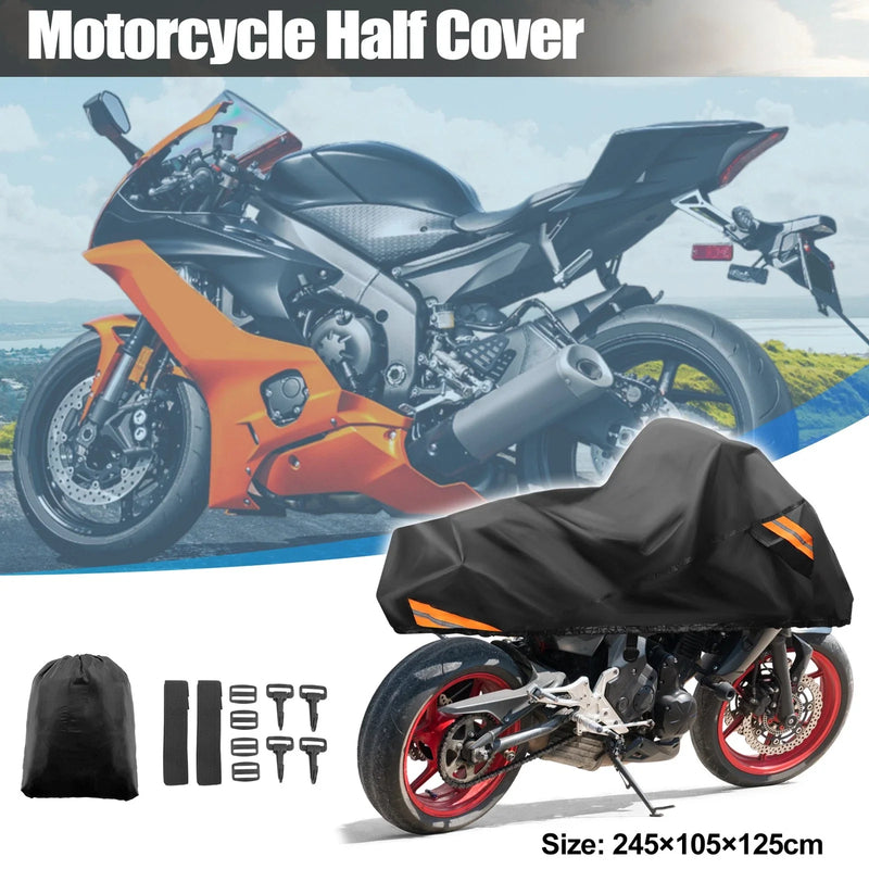 Harley Dyna FXD FXDF Iron 883 Black Half Cover Waterproof Motorcycle