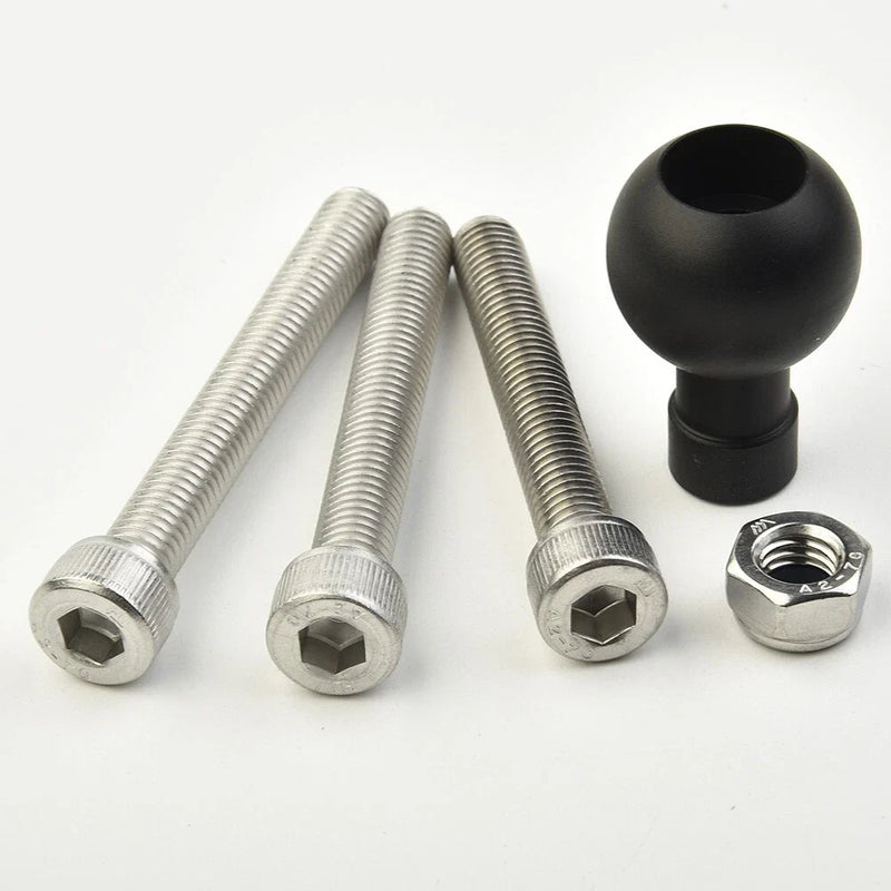 RAM Mounts Motorcycle Handlebar Clamp Base 1in Ball M8 Screw