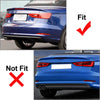 Audi A3 Sedan Cabriolet Rear Bumper Reflector Tail Light Bars (2012-2016)