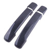 Nissan Sk Carbon Fiber ABS Door Handle Cover Trims w/ Key Hole