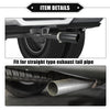 Toyota Tacoma 2.8" Inlet 8.5" Length Exhaust Tip Tailpipe (2005-2023)