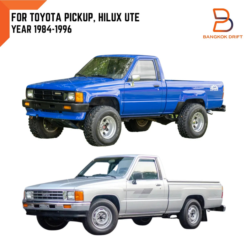 Toyota Hilux Ute Rear Pillar Window Louvers (1984-1997)