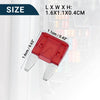 Car - Durable Short Circuit Protection 10A Mini Blade Fuses (100 Pcs)
