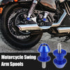 Yamaha 1 Pair 6mm M6x1.0 Blue Swing Arm Spools Sliders Stand