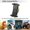 Motorcycle Handlebar Silicone Phone Mount Holder 4.7-6.8in