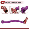 Kayo T6 Purple Lever Red Head Folding Gear Shifter Lever